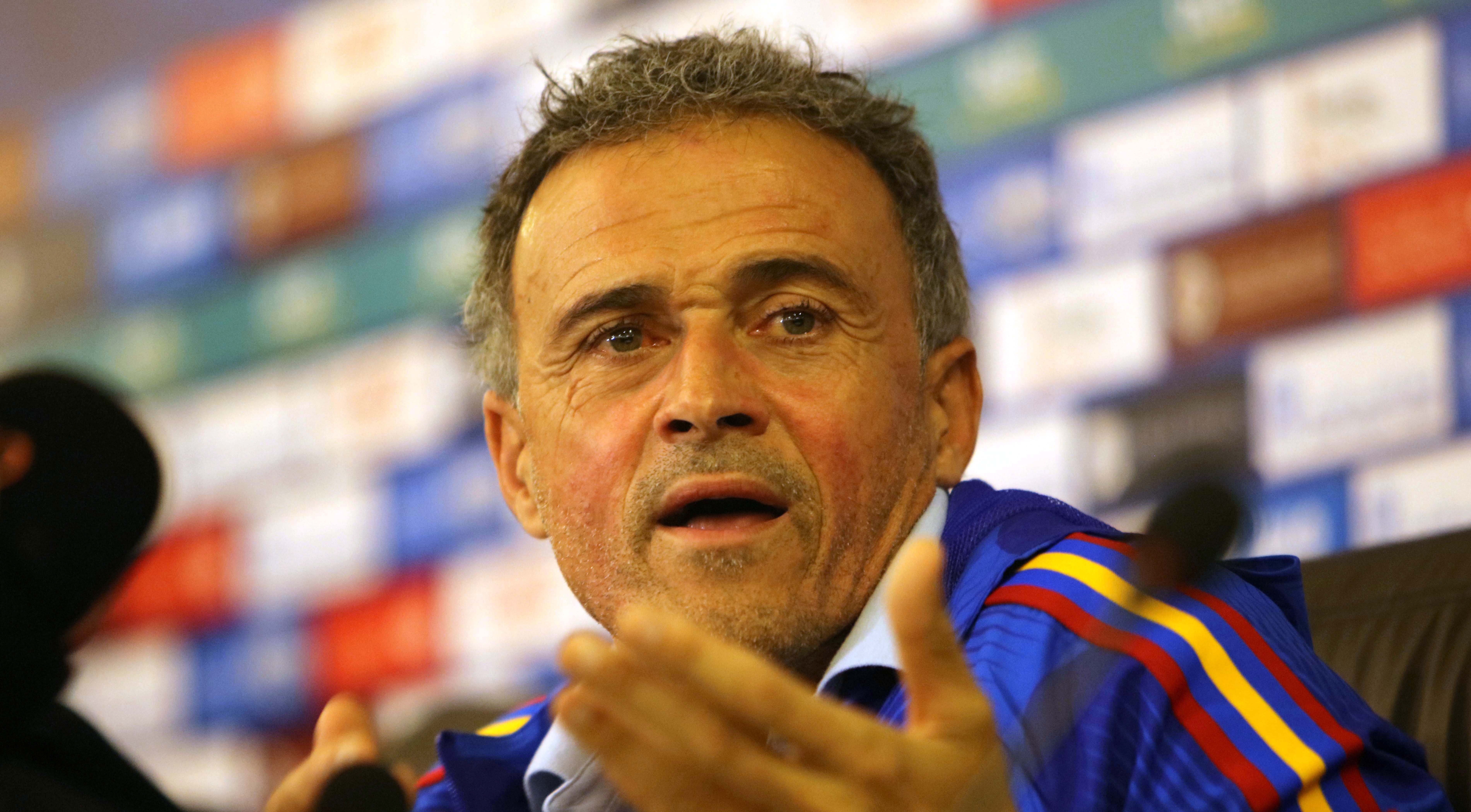 Luis Enrique y España buscarán volver a ser campeones del mundo pero antes tienen que derrotar a rivales como Costa Rica. (Foto Prensa Libre: EFE)