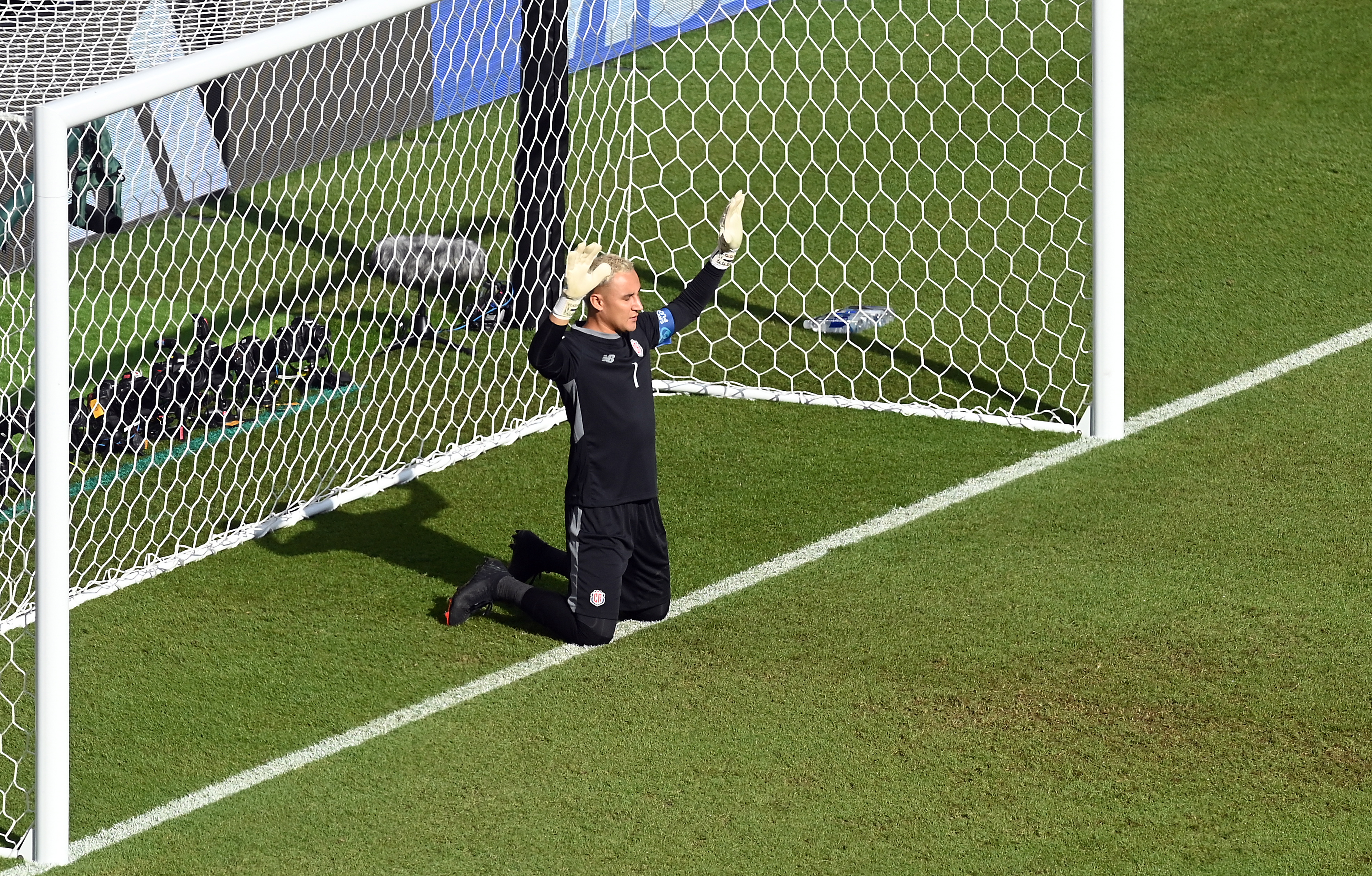Keylor Navas fue vital para el triunfo de Costa Rica ante Japón en el Mundial de Qatar 2022. Foto Prensa Libre (EFE