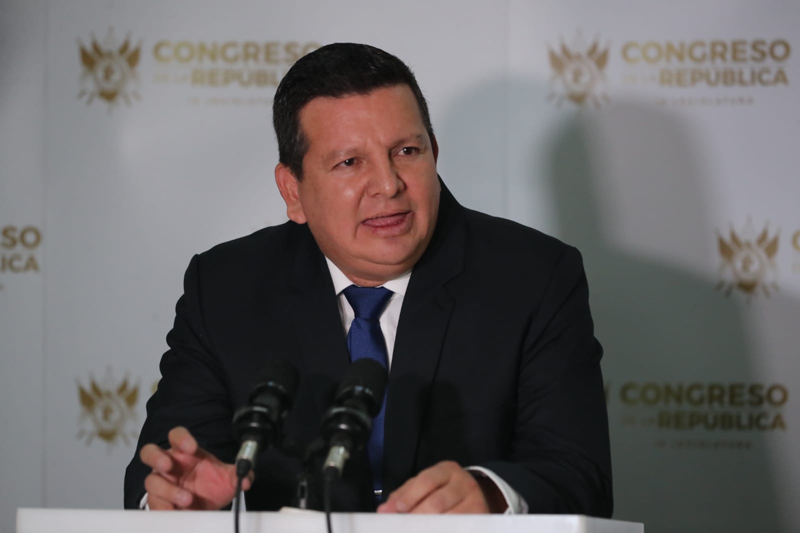 Frank Helmuth Bode Fuentes fue electo contralor general de Cuentas. (Foto Prensa Libre: Élmer Vargas)