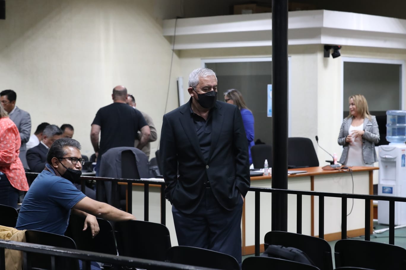 El expresidente Otto Pérez Molina es procesado en el caso La línea. (Foto Prensa Libre: Roberto López)