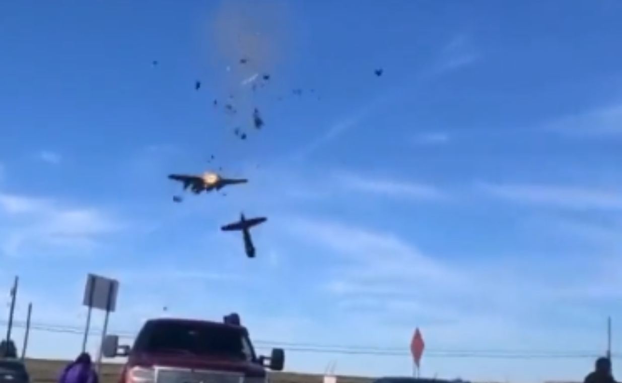 Accidente aéreo en Texas