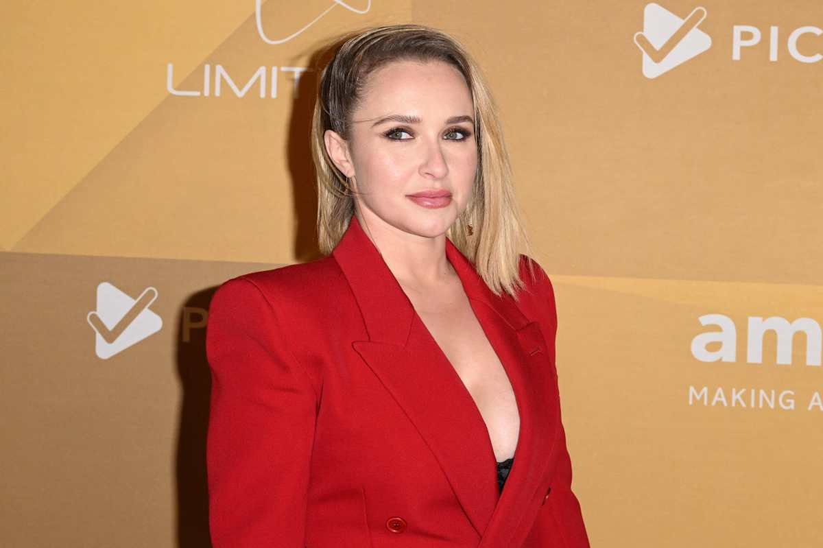 US actress Hayden Panettiere arrives for the amfAR Gala Los Angeles, honoring Paramount Pictures and US singer Kelly Rowland, at the Pacific Design Center in West Hollywood, California, on November 3, 2022. - The annual gala raises money for amfAR's HIV/AIDS research programs. (Photo by Robyn BECK / AFP)