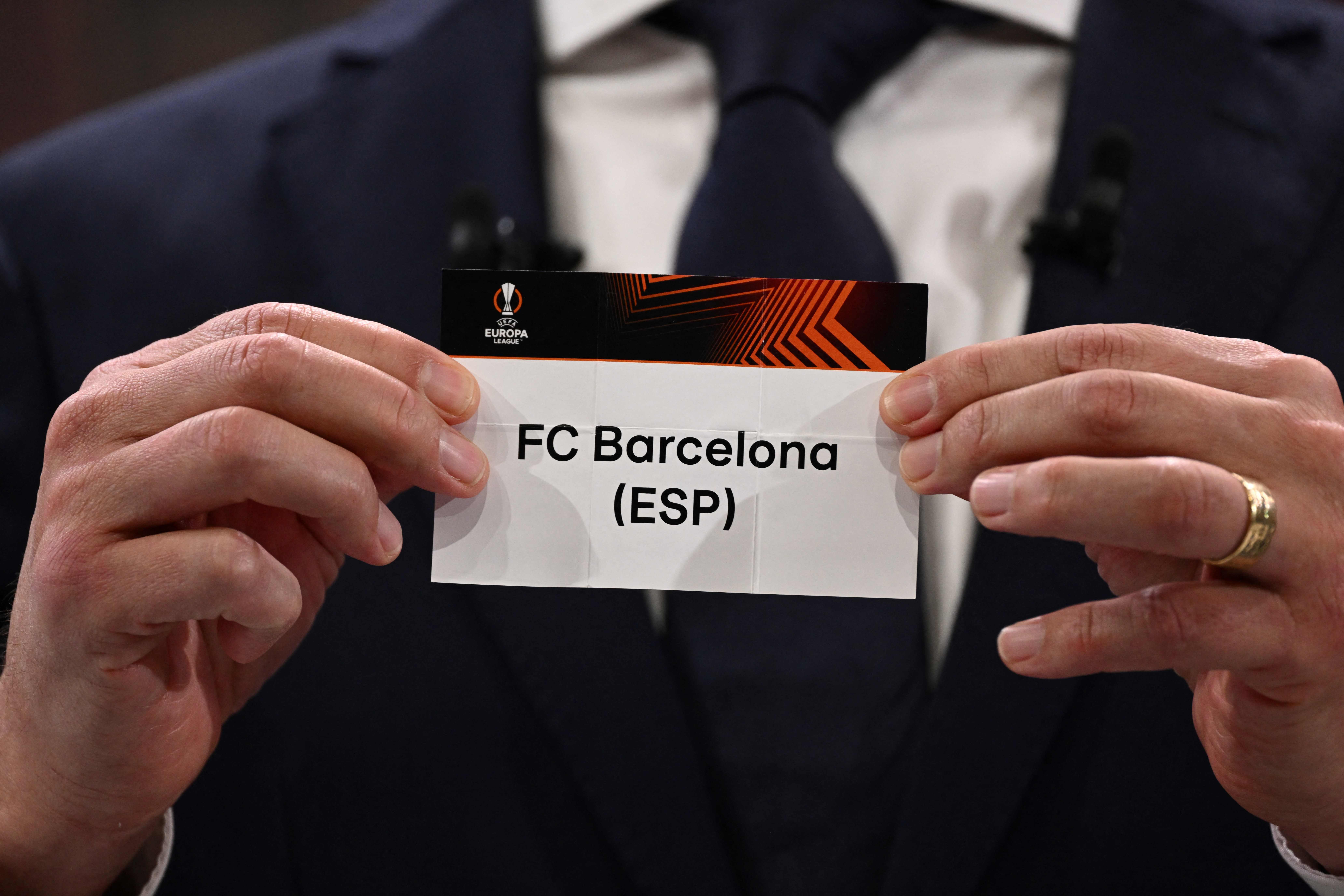 El duelo más interesante de los octavos de final de la Europa League, será entre el Barcelona y Manchester United. (Foto Prensa Libre: AFP)