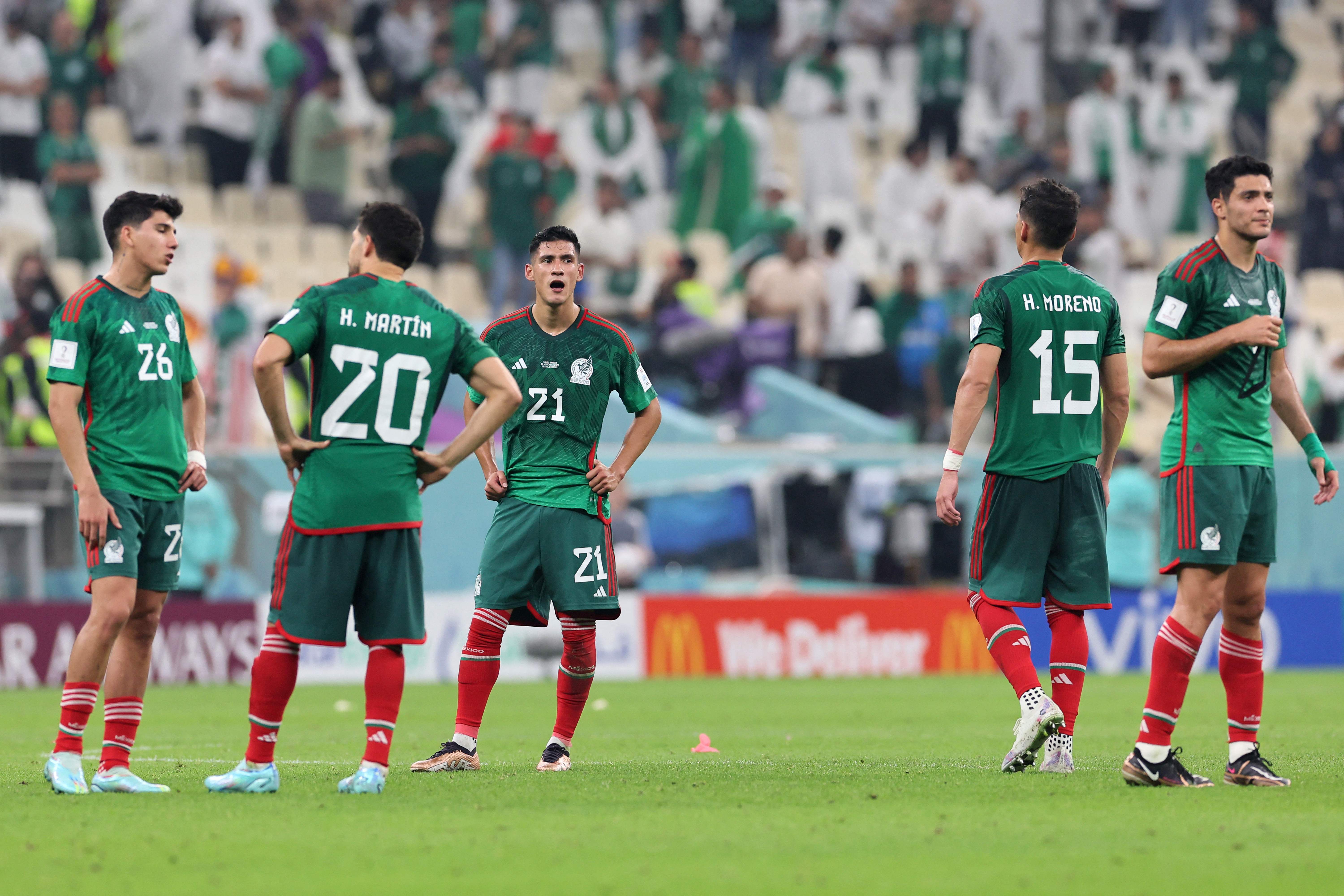 México volvió a quedar fuera de una Copa del Mundo...ahora en fase de grupos. (Foto Prensa Libre: AFP)