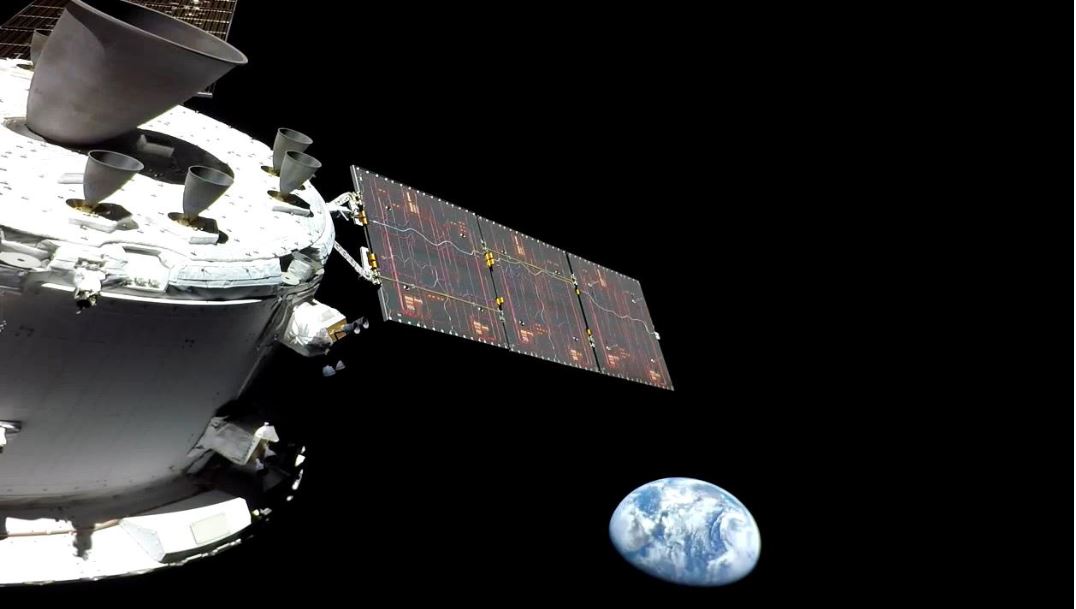 Misión Artemis I: cápsula Orión “supera las expectativas” en su trayectoria rumbo a la Luna y capta imágenes de la Tierra