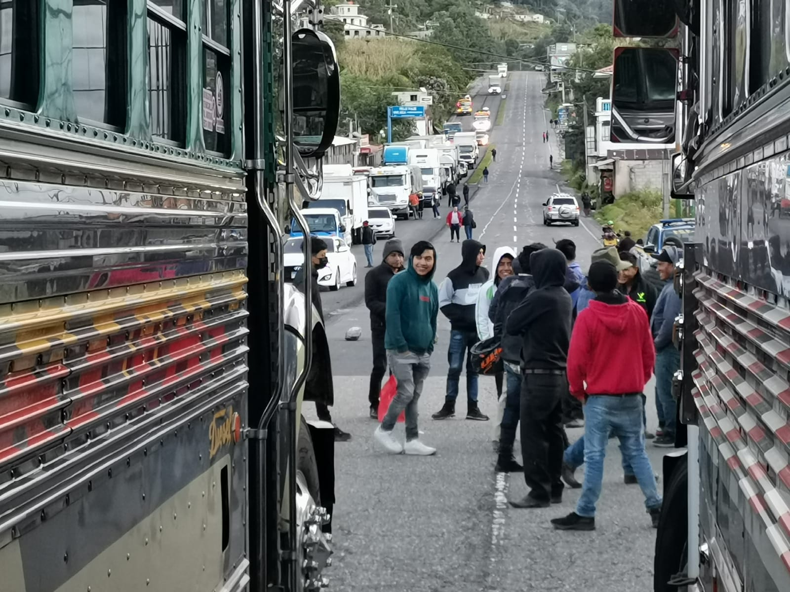 Transportistas de occidente realizaron en noviembre protestas por el alza del galón de diésel y la división de gasto de transporte fue la más alta, según el IPC. (Foto Prensa Libre: Hemeroteca PL)  