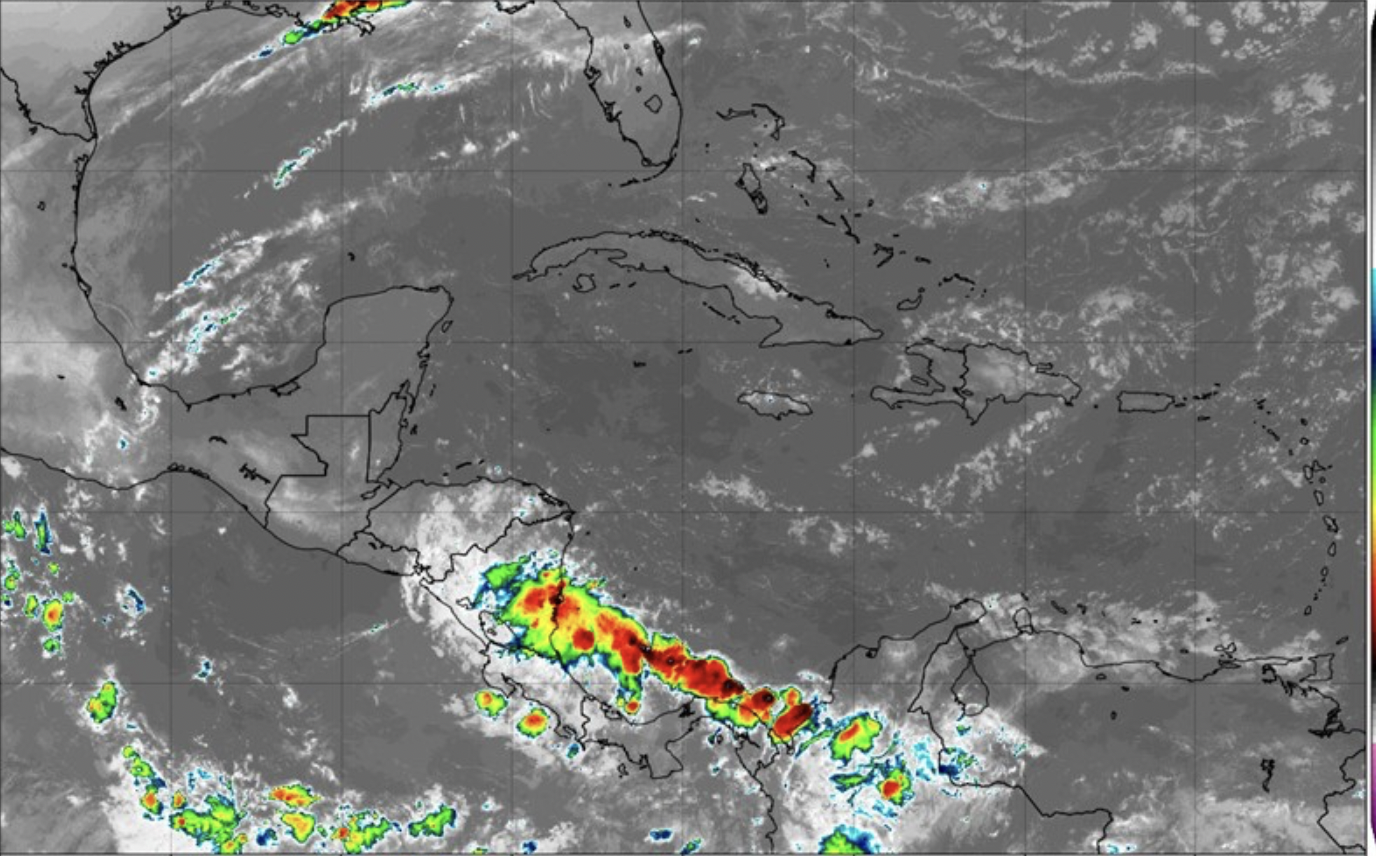 Condiciones atmosféricas para el 30 de noviembre en Guatemala.  (Foto Prensa Libre: Insivumeh / Twitter)