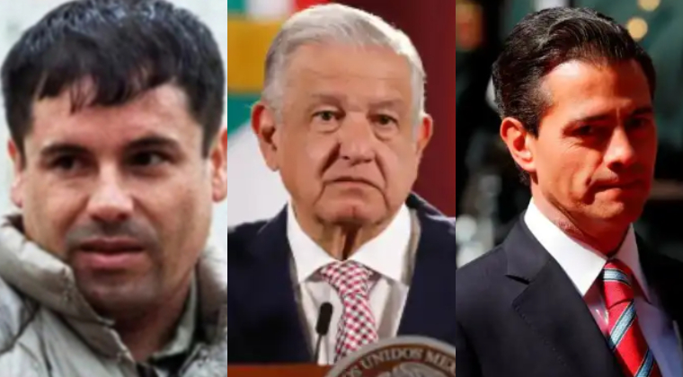El Chapo, AMLO y Peña Nieto