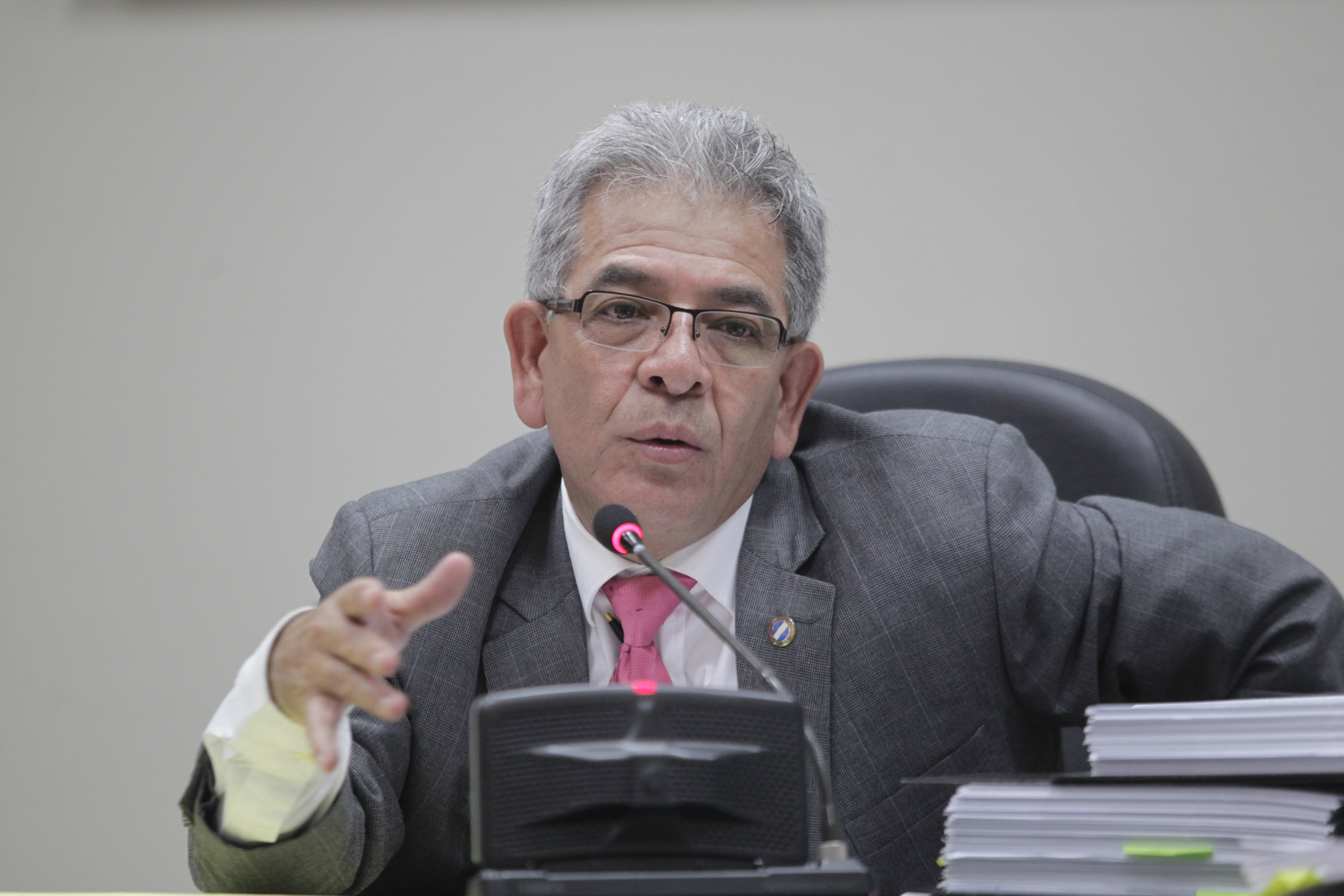 Miguel Ángel Gálvez Aguilar era el juez titular del Juzgado B de Mayor Riesgo. (Foto Prensa Libre: Érick Ávila)