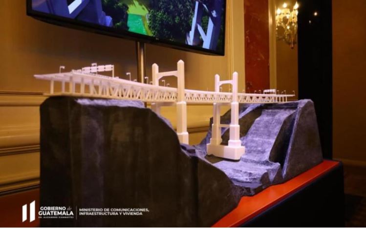 De momento, el contrato para la supervisión del Puente Belice II se encuentra en el limbo. (Foto Prensa Libre: Gobierno de Guatemala)