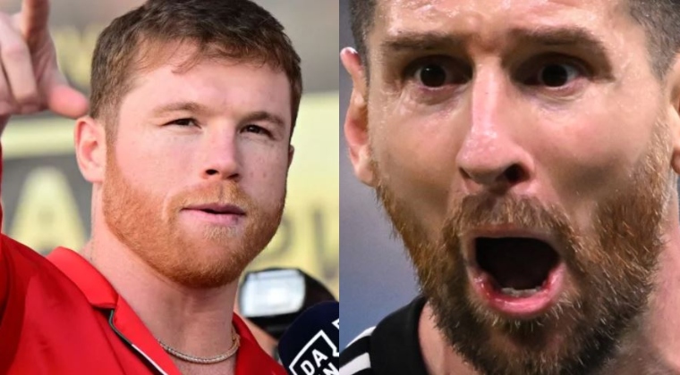 Polémica entre el Canelo Álvarez y Lionel Messi