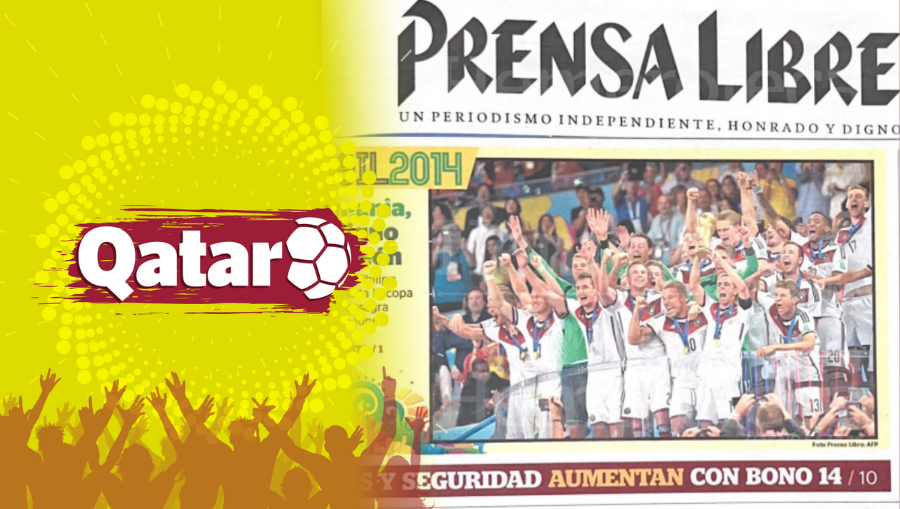 Así contó Prensa Libre la final del Mundial Brasil 2014. (Foto Prensa Libre: Hemeroteca PL)