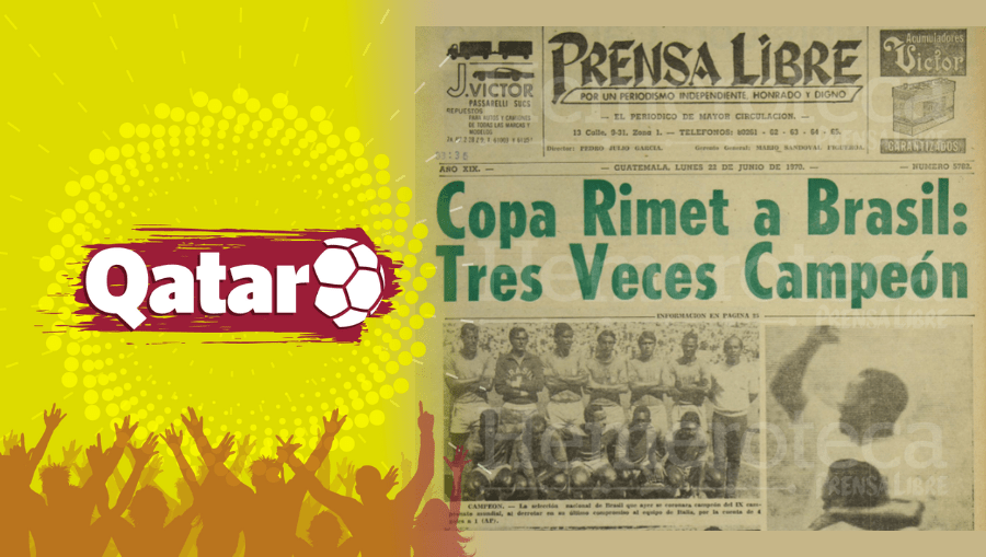 Así contó Prensa Libre la final del Mundial de México 70. (Foto Prensa Libre: Hemeroteca PL)