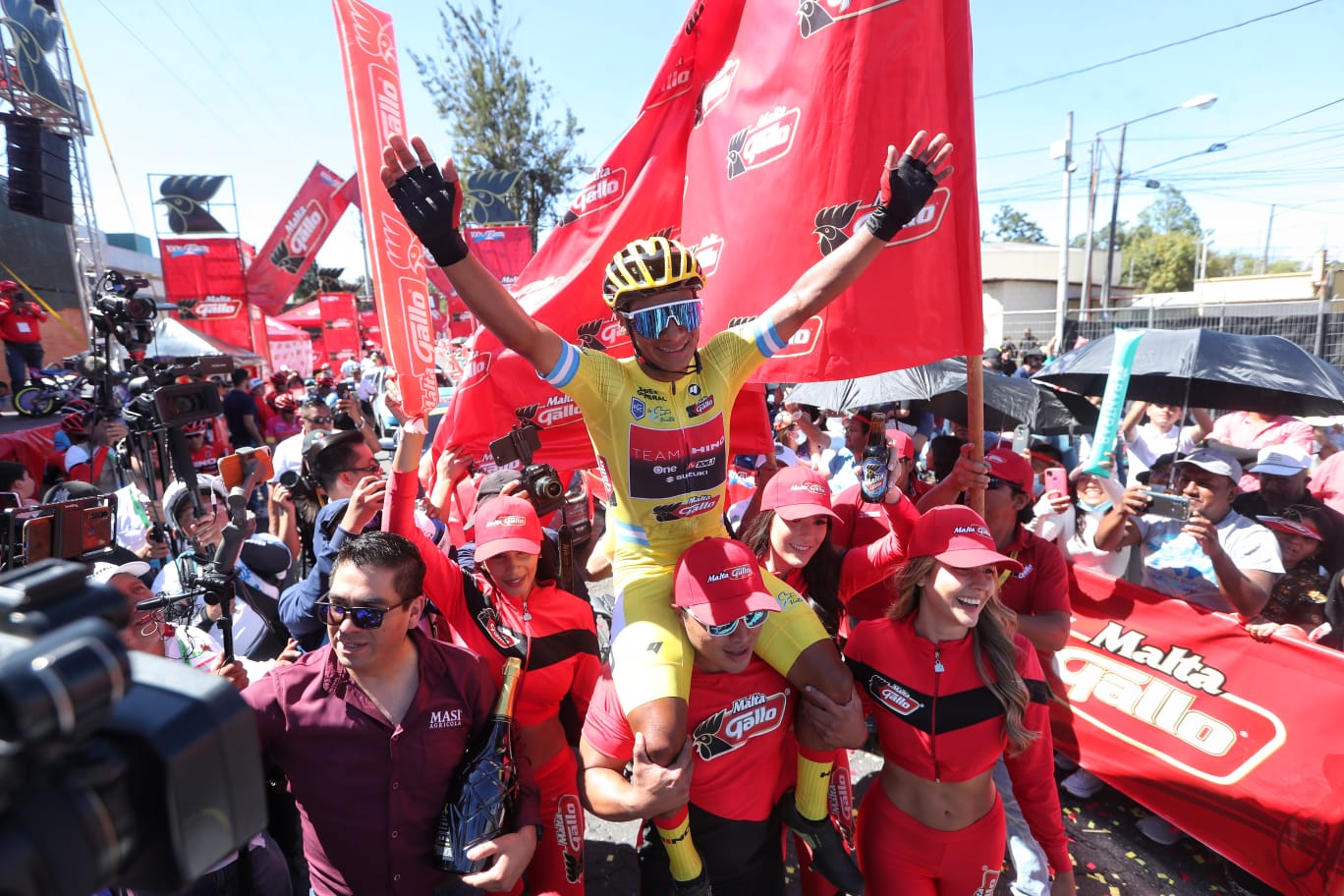 Mardoqueo Vásquez se consagró como el mejor de la Vuelta a Guatemala 2022. Foto Prensa Libre (Esbin García)
