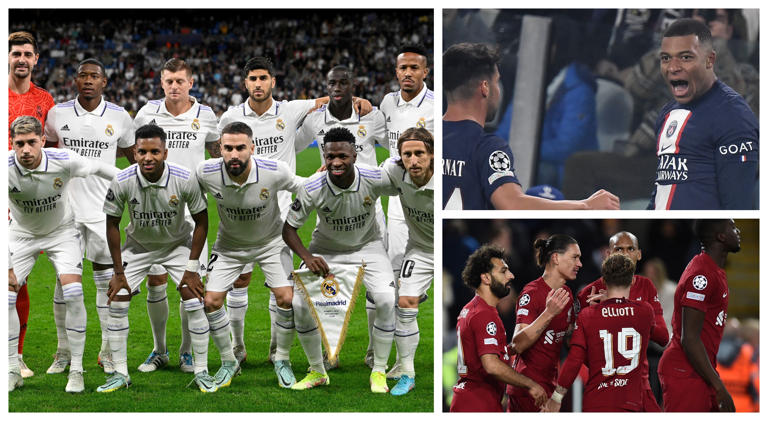 El PSG y el Liverpool podrían ser rivales del Real Madrid en octavos de final de la Champions. (Foto Prensa Libre).