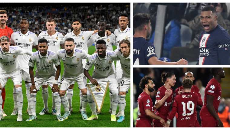 El PSG y el Liverpool podrían ser rivales del Real Madrid en octavos de final de la Champions. (Foto Prensa Libre).