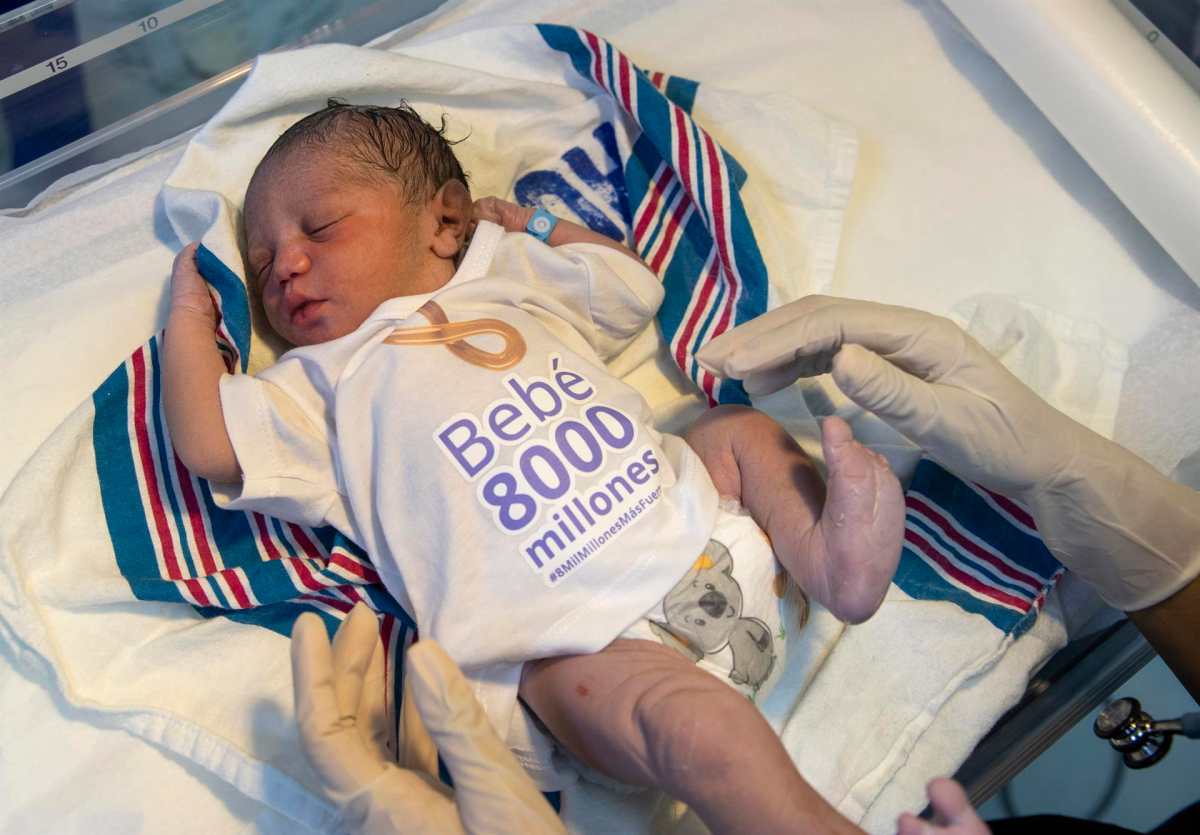Se llama Damián y es dominicano: nace el bebé número 8 mil millones de la Tierra