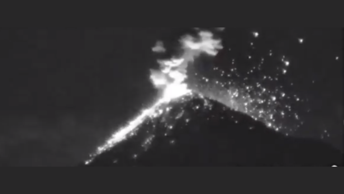 Video: Erupción del volcán de Fuego y fuerte sismo no están relacionados