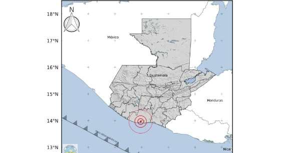 Un fuerte temblor fue sensible la noche del viernes 11 de noviembre de 2022 en Guatemala. (Foto Prensa Libre: Insivumeh) 