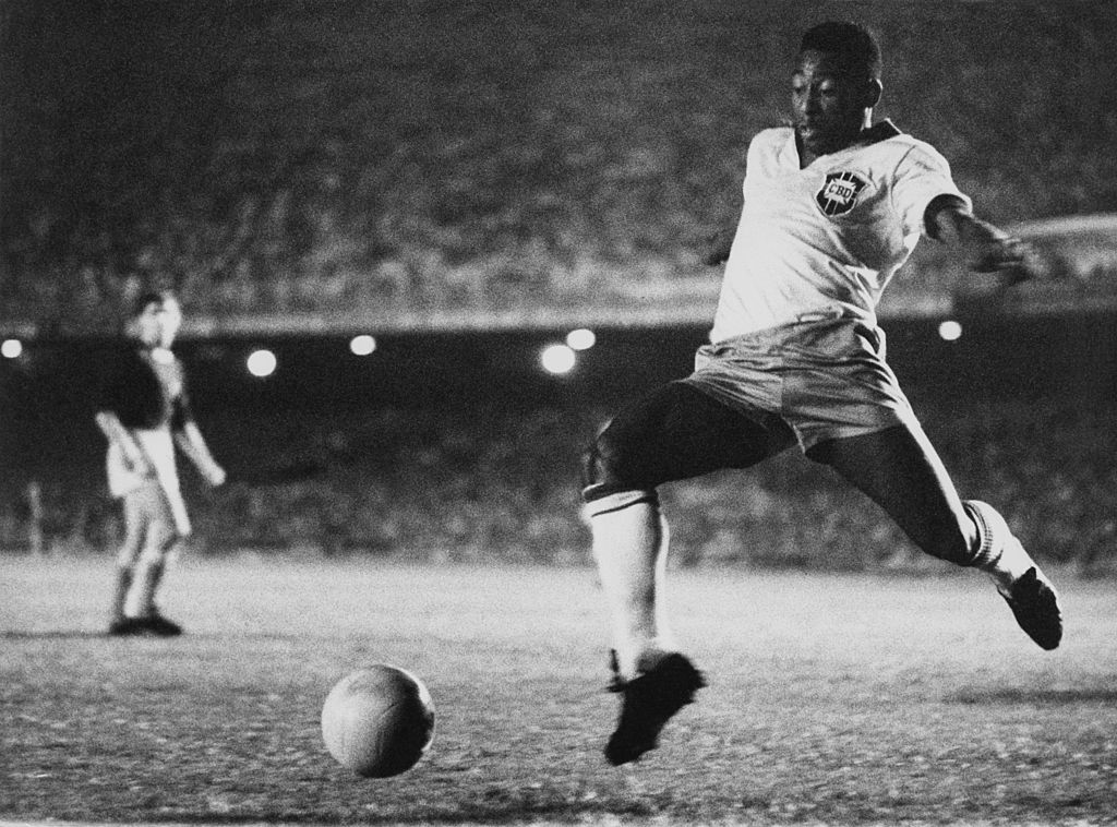 Edson Arantes Do Nacimiento, Pelé. Considerado por muchos como el mejor jugador de la historia.