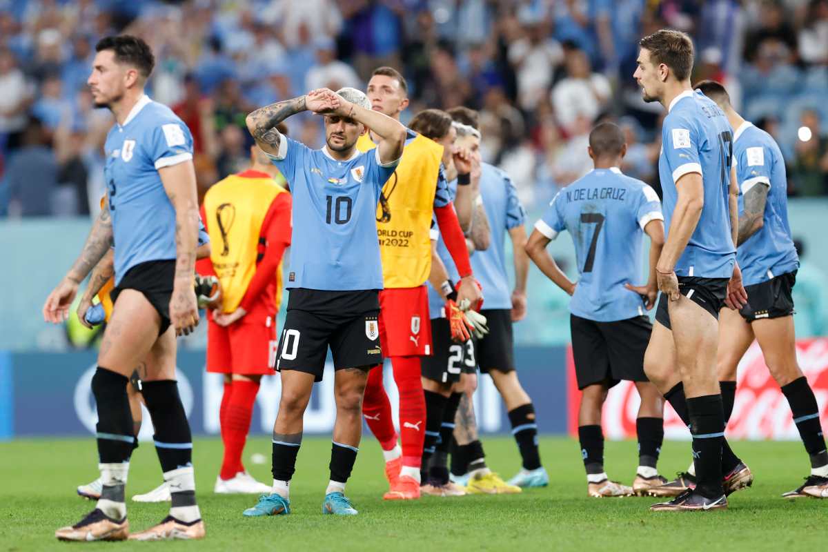 Uruguay decepcionó en el Mundial al quedar eliminado en fase de grupos. (Foto Prensa Libre: EFE)