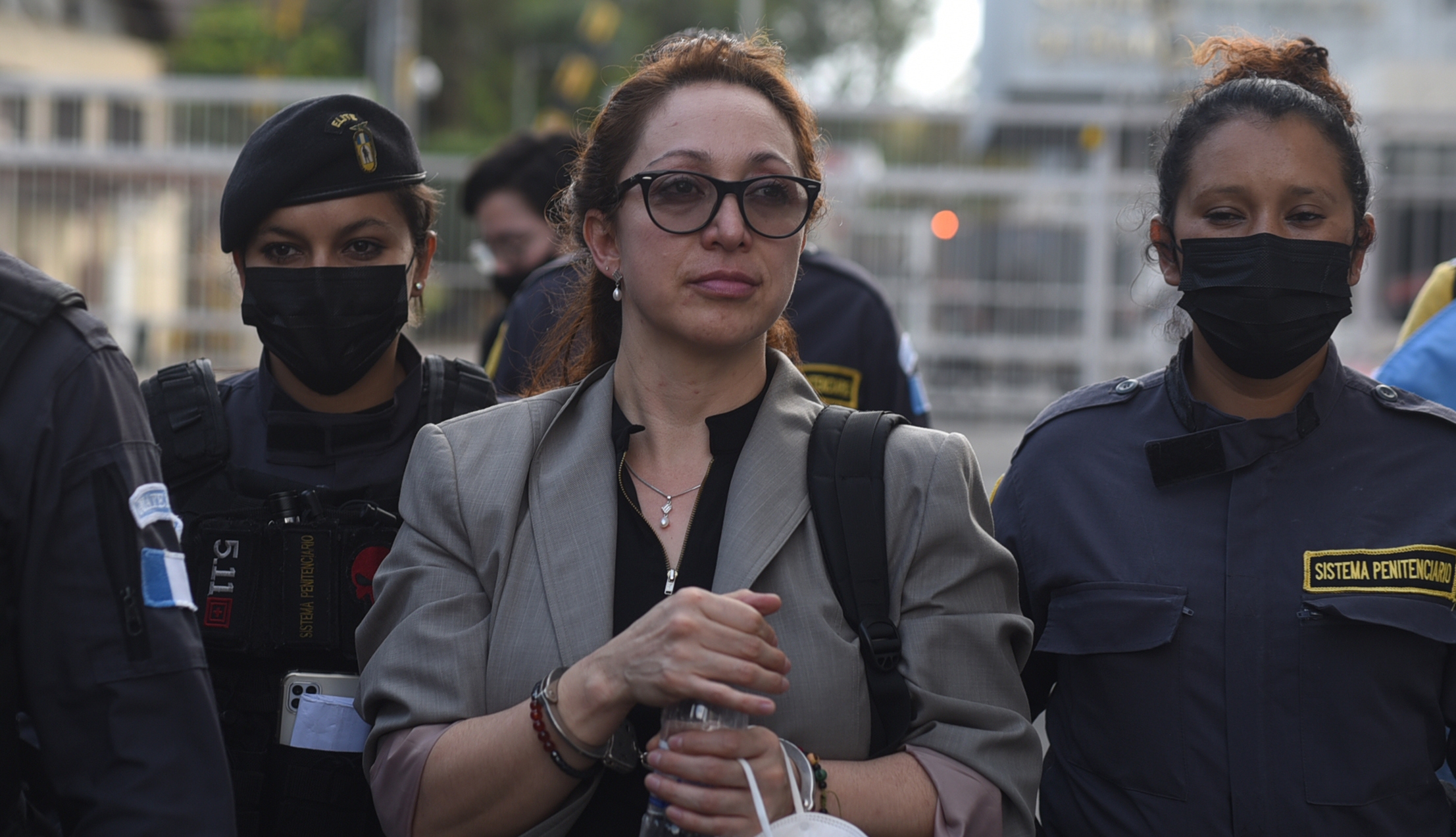 Virginia Laparra, exjefa de la Feci en Quetzaltenango, fue condenada a cuatro años de cárcel. (Foto Prensa Libre: EFE)