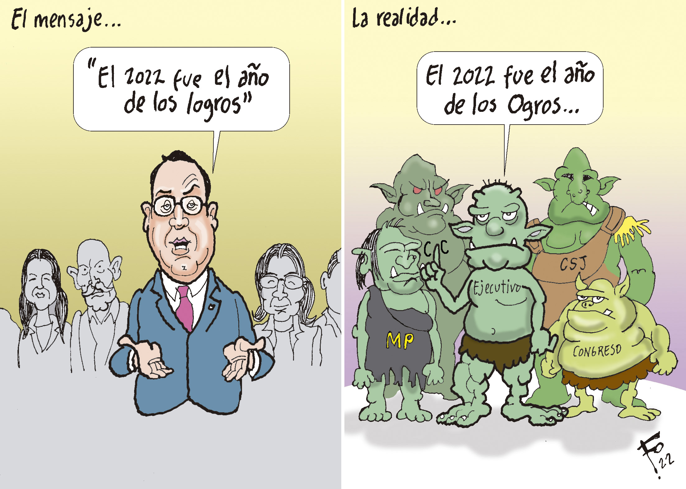 Personaje: Alejandro Giammattei.