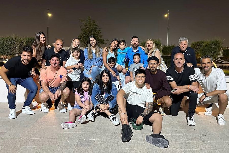 Lionel Messi compartió este miércoles con su familia en Qatar. (Foto Prensa Libre: Instagram @leomessi)