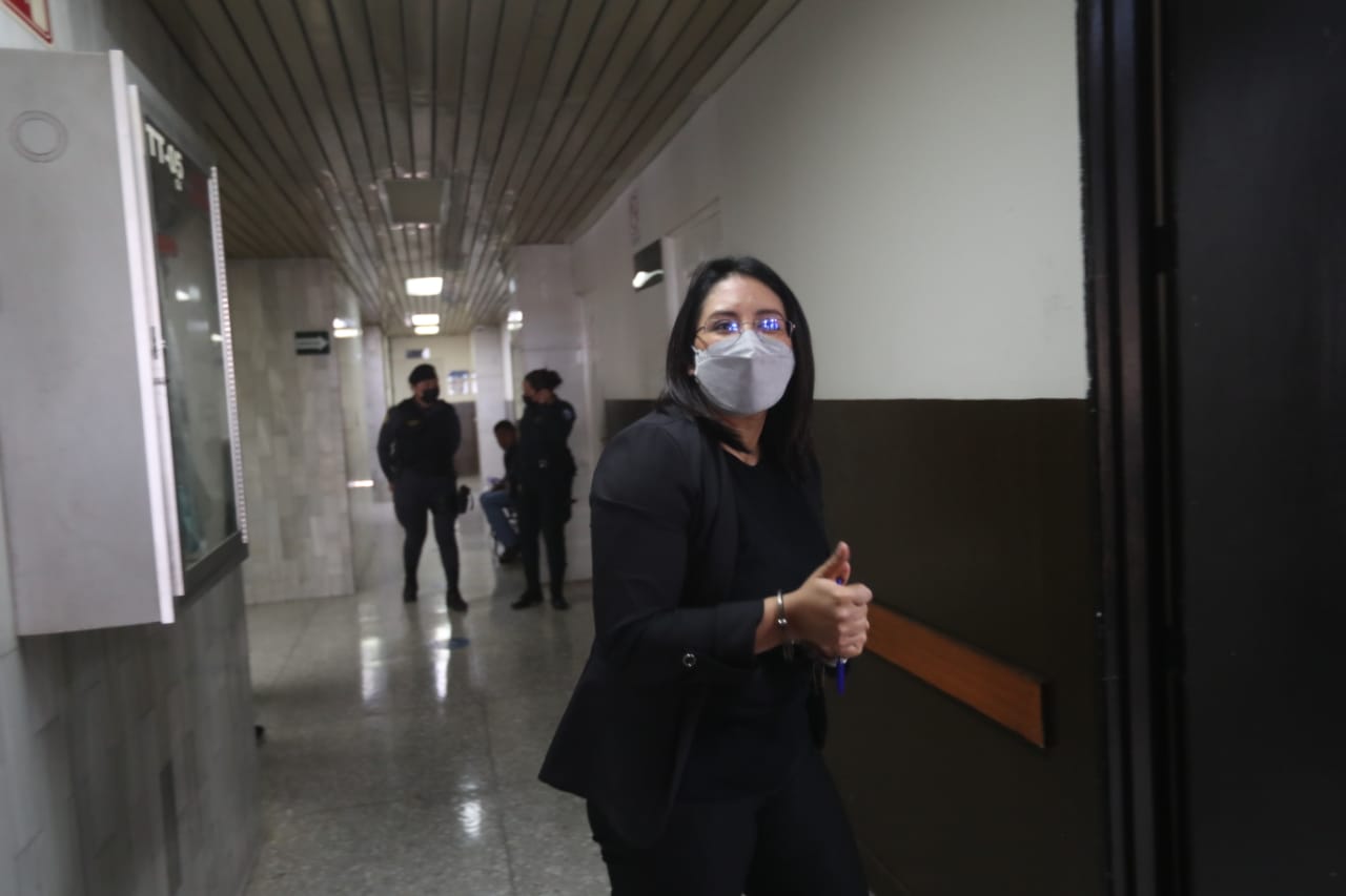 La exfiscal Samari Gómez fue enviada a juicio penal por supuestamente haber revelado información confidencial. (Foto Prensa Libre: Érick Ávila)
