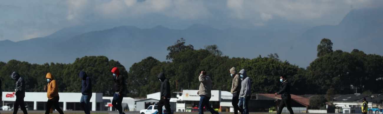 El Instituto Guatemalteco de Migración informa que en 2022 fueron 94 mil 43 guatemaltecos los que fueron expulsados a Guatemala desde Estados Unidos y México. (Foto Prensa Libre: Esbin García).