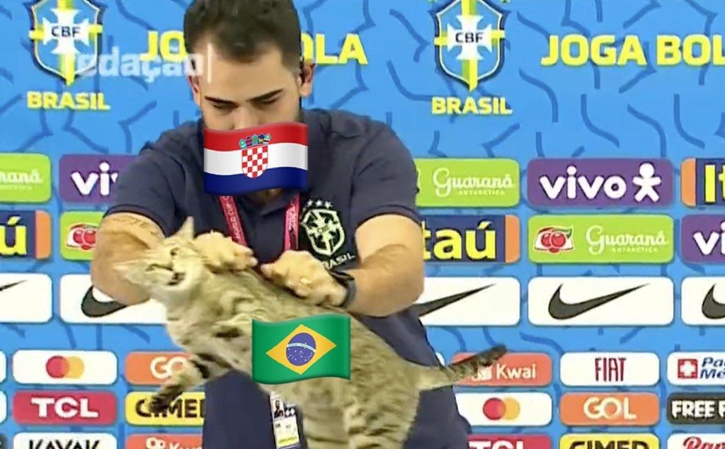 Las redes se llenaron de memes tras la eliminación de Brasil. (Foto Prensa Libre: Twitter)