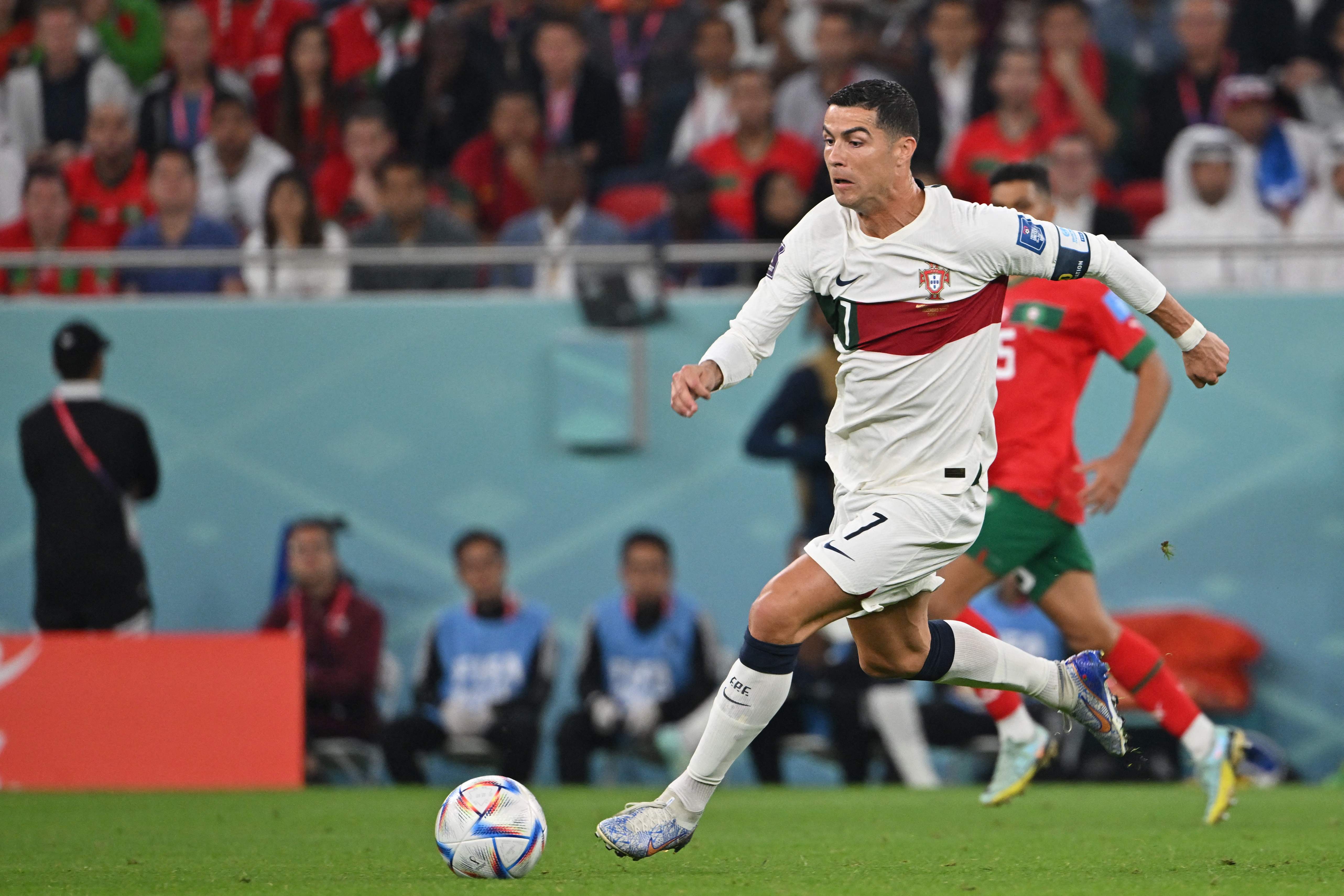 Cristiano disputó en Qatar su quinto Mundial. Foto Prensa Libre (APF)