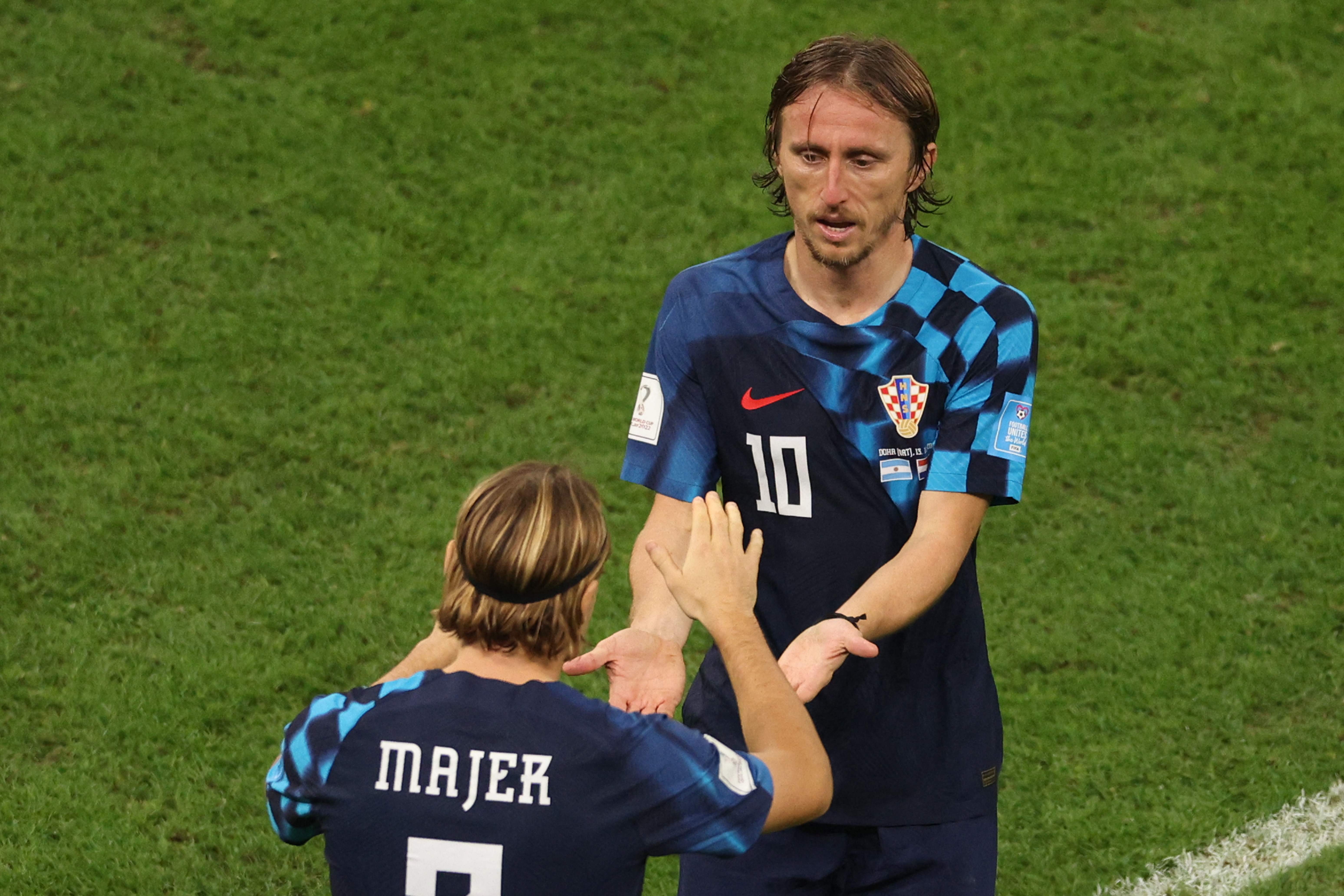 Luka Modric jugó su último Mundial con Croacia. (Foto Prensa Libre: AFP)