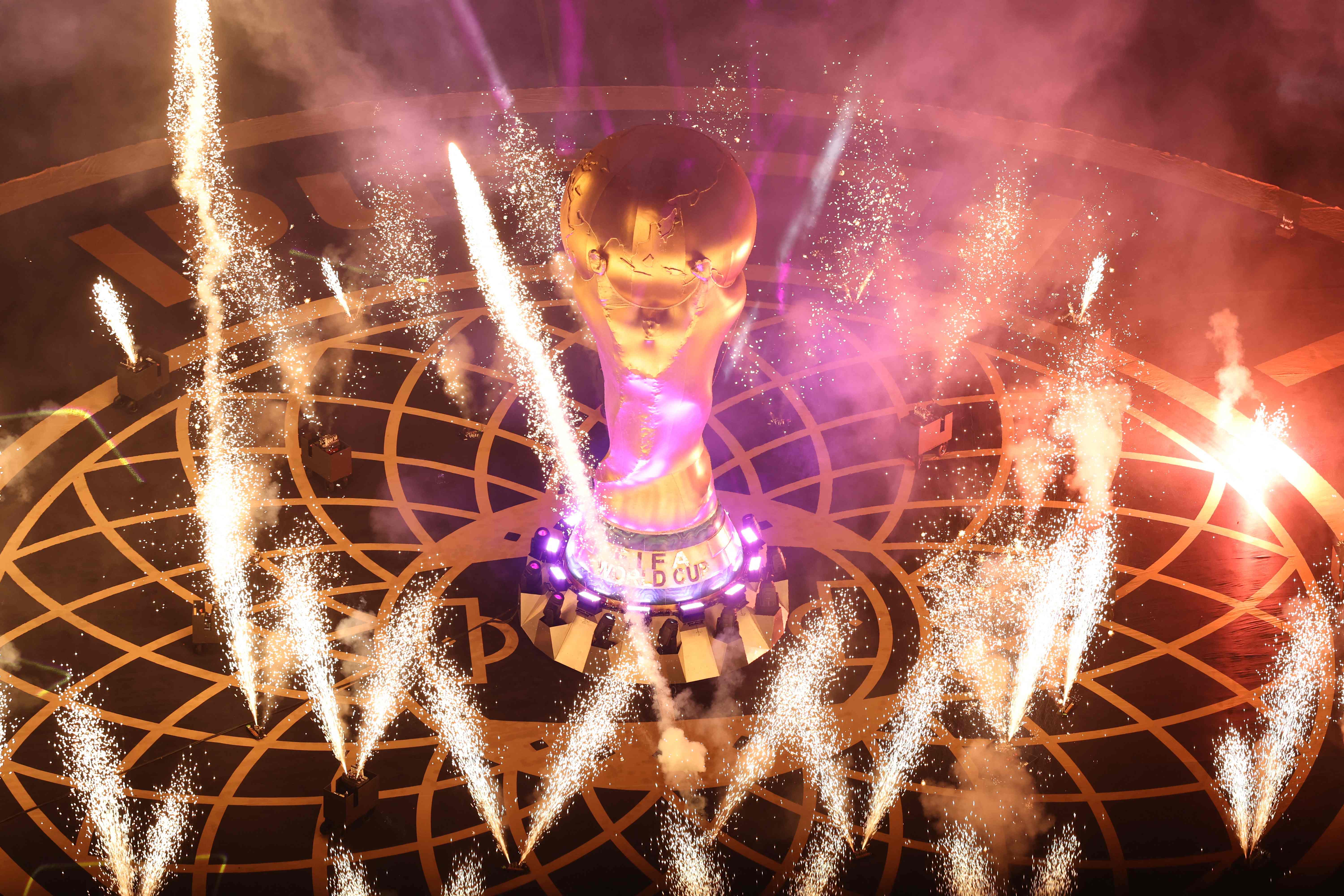 General view of the previous one at the Lusil Stadium in the World Cup final in Qatar 2022.