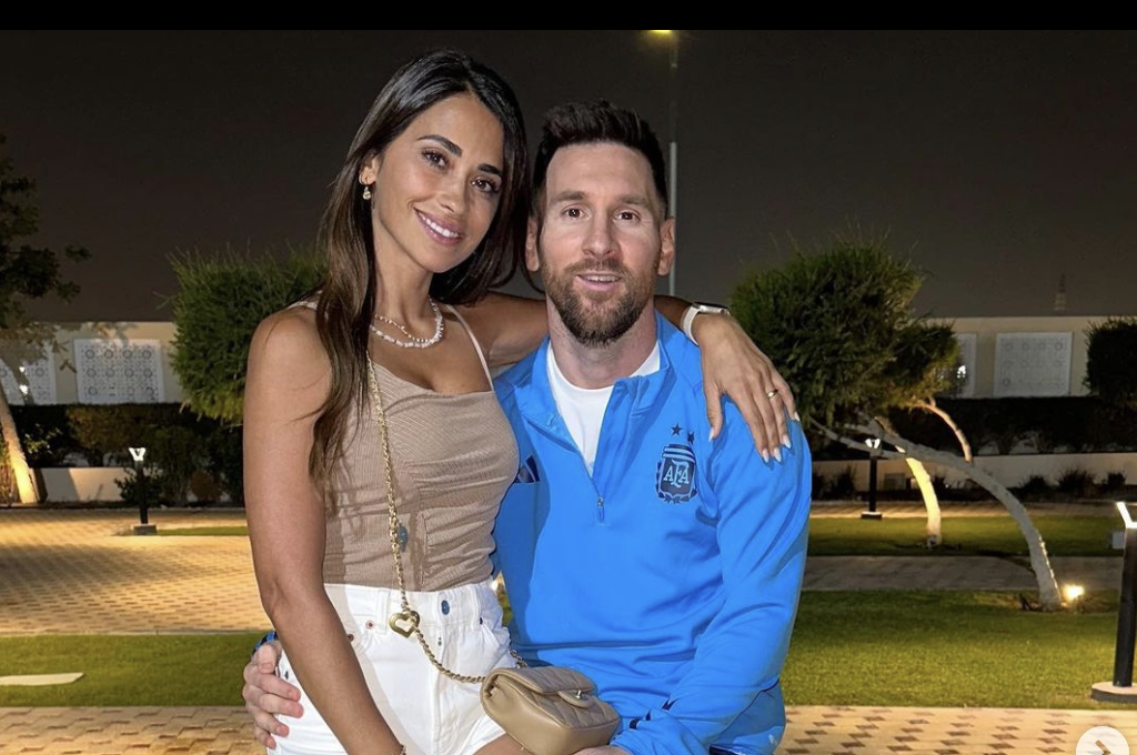 Messi y Antonela Roccuzzo comió en uno de los restaurantes más prestigiosos de Qatar. (Foto Prensa Libre: Instagram / @antonelaroccuzzo)