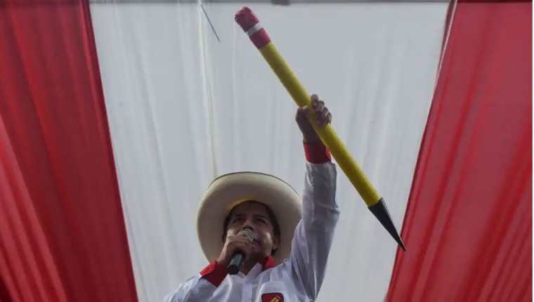 Pedro Castillo, destituido por el Congreso de Perú. (Foto Prensa Libre: AFP)