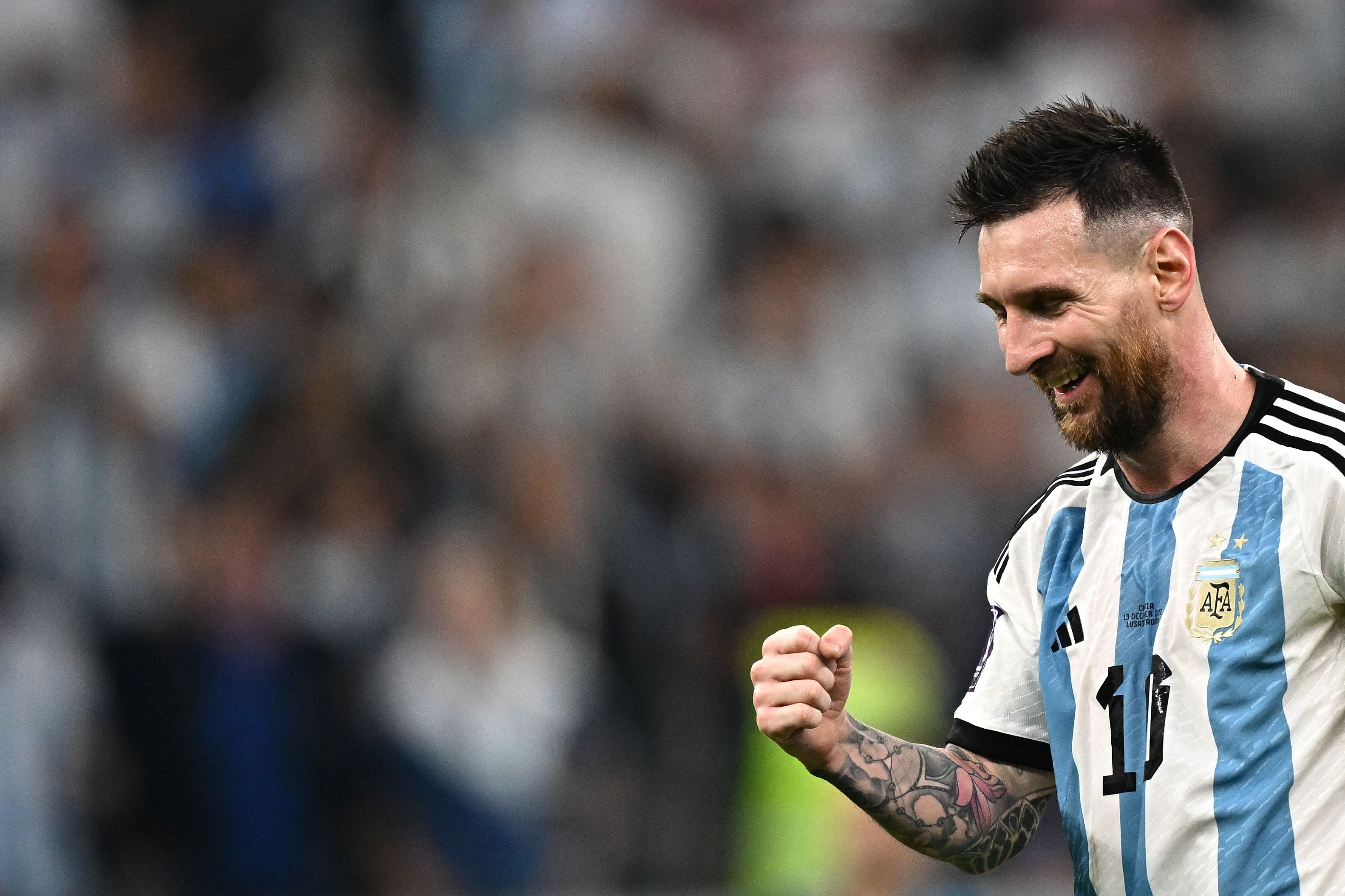 Lionel Messi fue la gran figura de la semifinal frente a Croacia, en Qatar 2022. (Foto Prensa Libre: AFP)