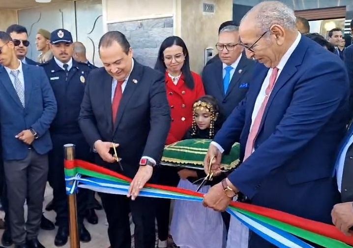 El canciller Mario Búcaro participa en la inauguración del Consulado General de Guatemala en Dakhla, Marruecos. (Foto Prensa Libre: @MinexGt)