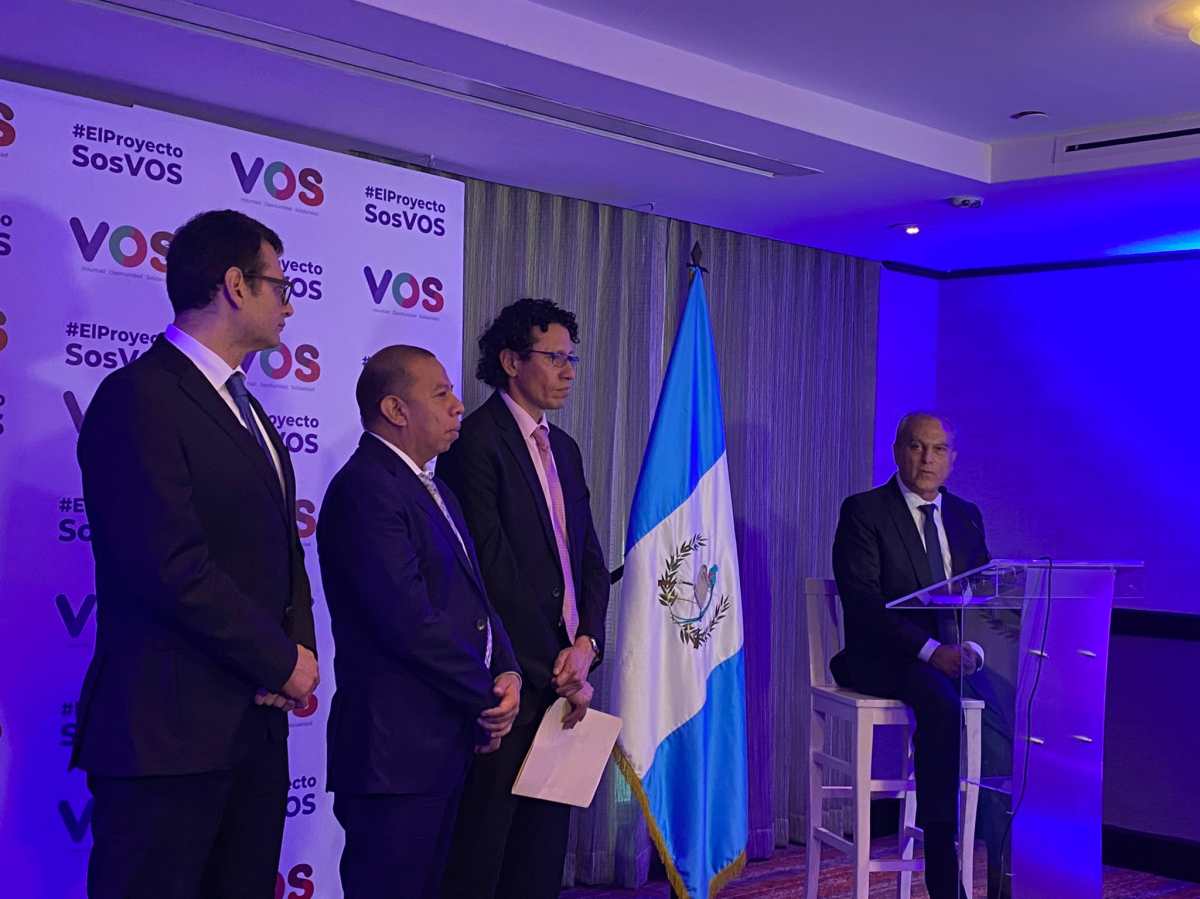 Partido VOS anuncia alianza con plataforma Guatemala Va y presenta a Manuel Villacorta como coordinador de plan de gobierno