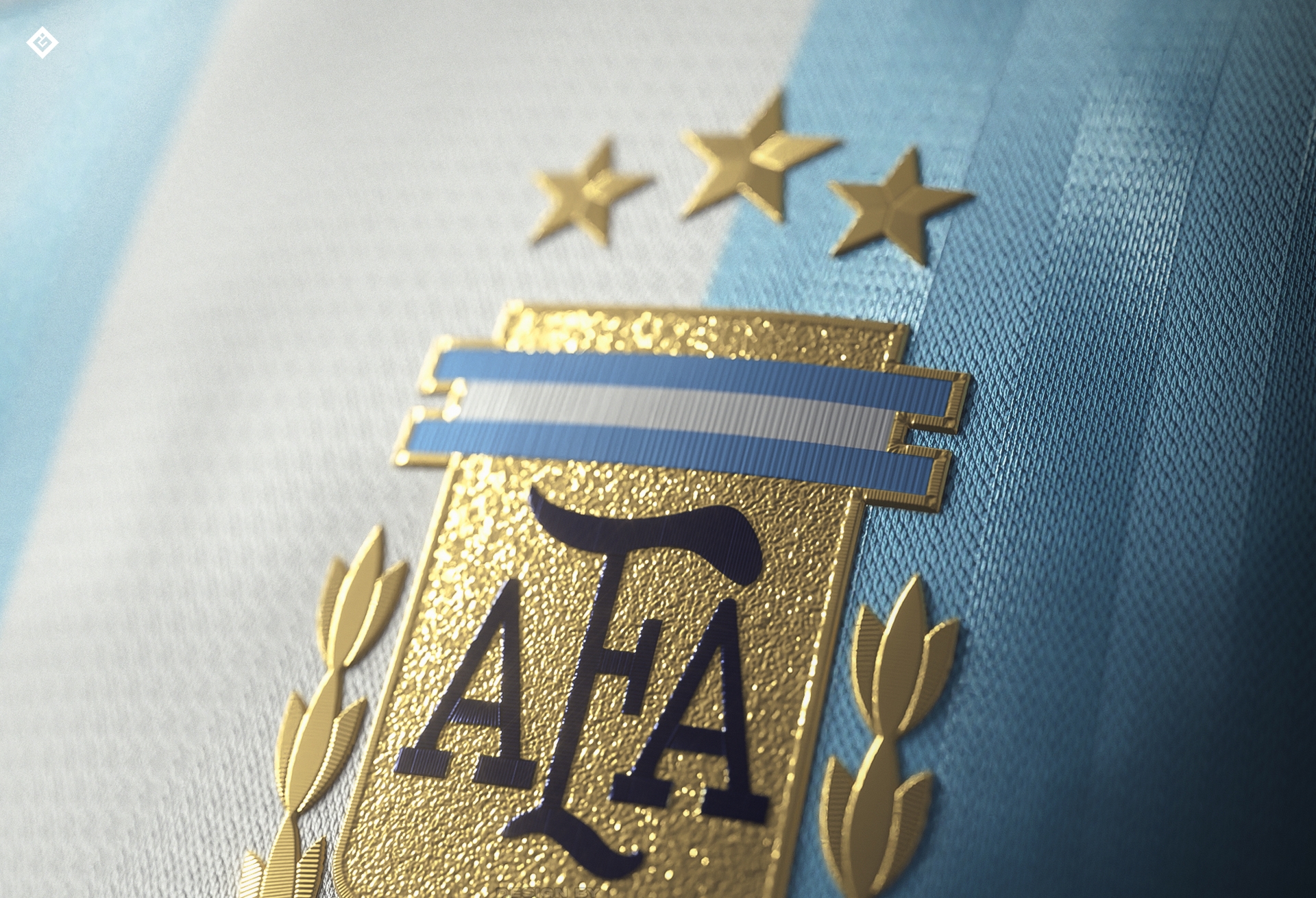 La camisola de las tres estrellas de la Selección de Argentina salió hoy a la venta. Foto Prensa Libre (Redes)