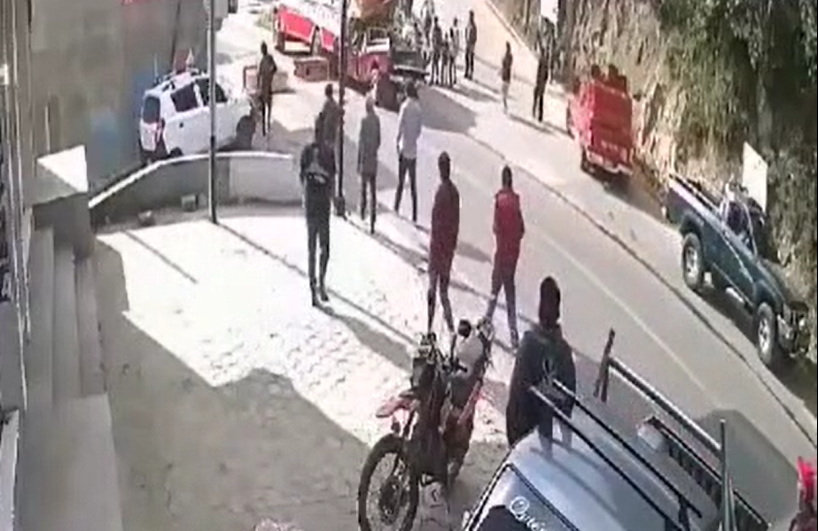 GRABAN ACCIDENTE EN QUETZALTENANGO
