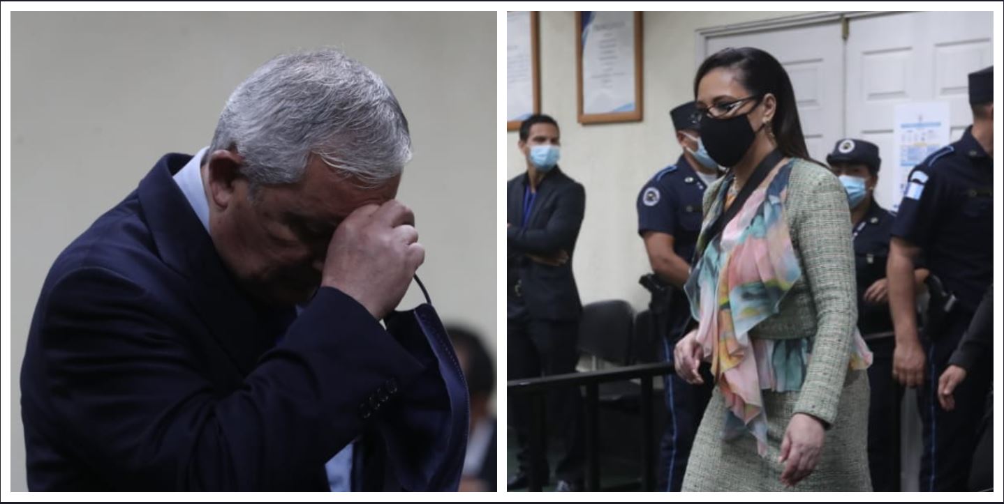 El 7 de diciembre de 2022 se dictó sentencia en contra de los 29 acusados en el Caso La Línea, entre los que se encuentra el expresidente Otto Pérez Molina y Roxana Baldetti. (Foto Prensa Libre: Hemeroteca)