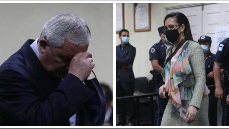 El 7 de diciembre de 2022 se dictÃ³ sentencia en contra de los 29 acusados en el Caso La LÃ­nea, entre los que se encuentra el expresidente Otto PÃ©rez Molina y Roxana Baldetti. (Foto Prensa Libre: Hemeroteca)