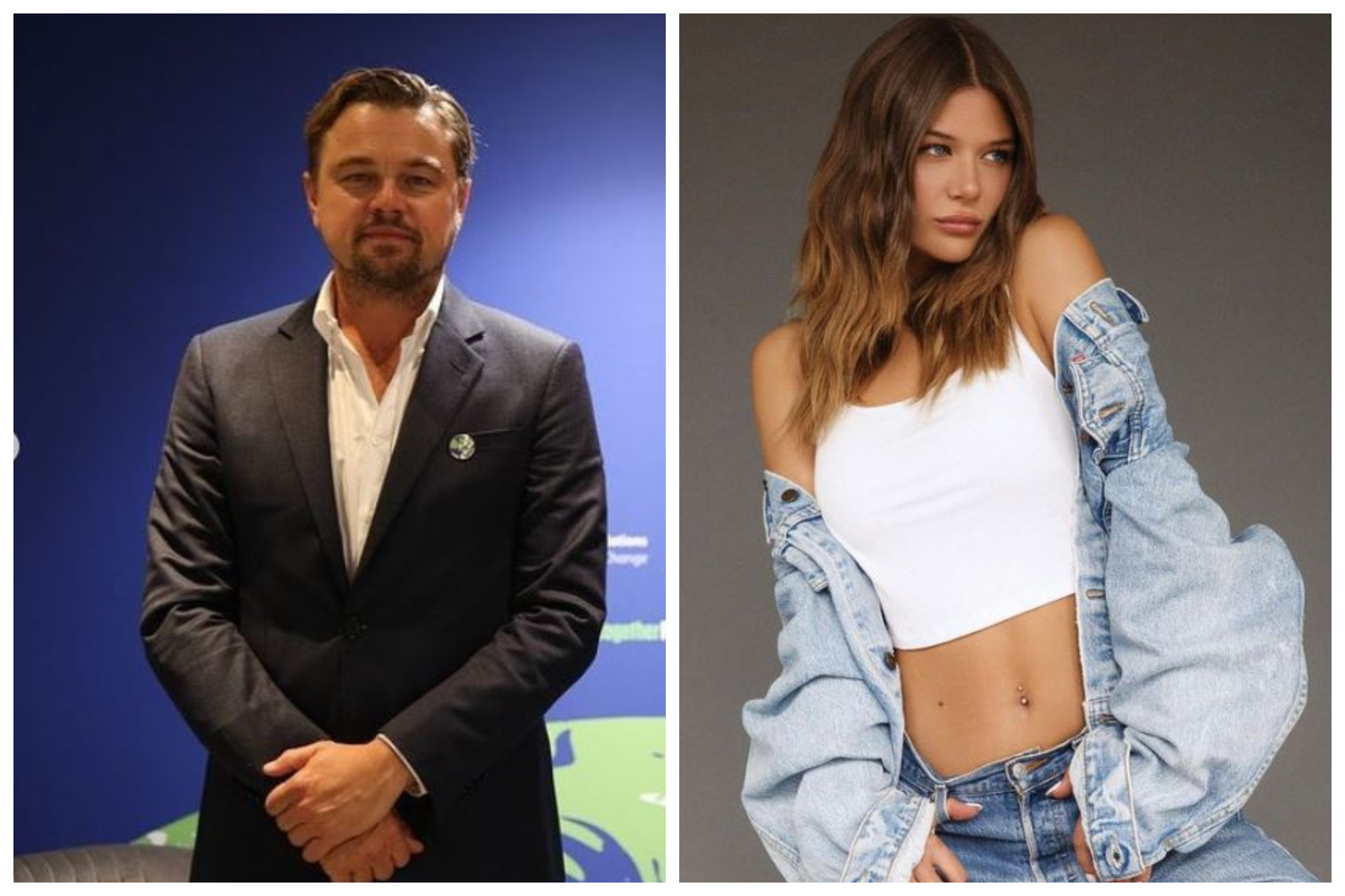 Leonardo DiCaprio estaría saliendo con Victoria Lamas, una joven de 23 años. (Foto Prensa Libre: Instagram @leonardodicaprio y @victoriaalamas).