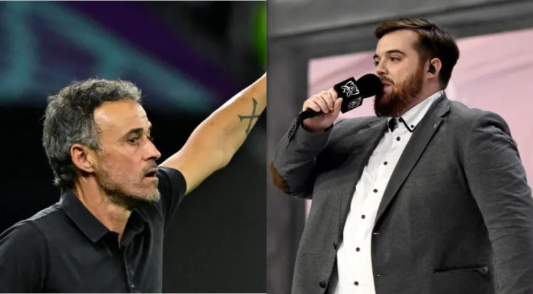 Luis Enrique e Ibai Llanos