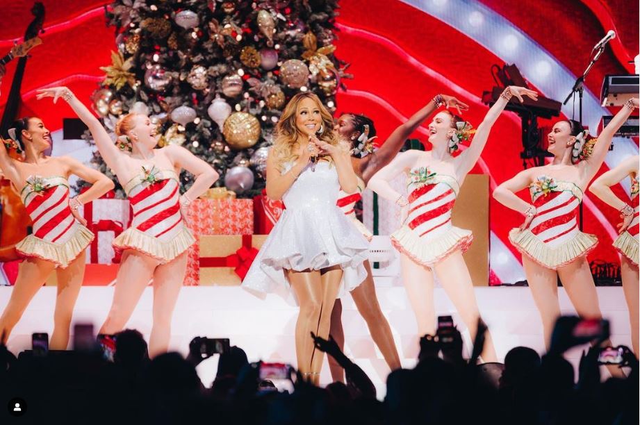 Mariah Carey y su clásico navideño "All I Want for Christmas Is You" rompieron récord en Spotify. (Foto Prensa Libre: Instagram @mariahcarey).