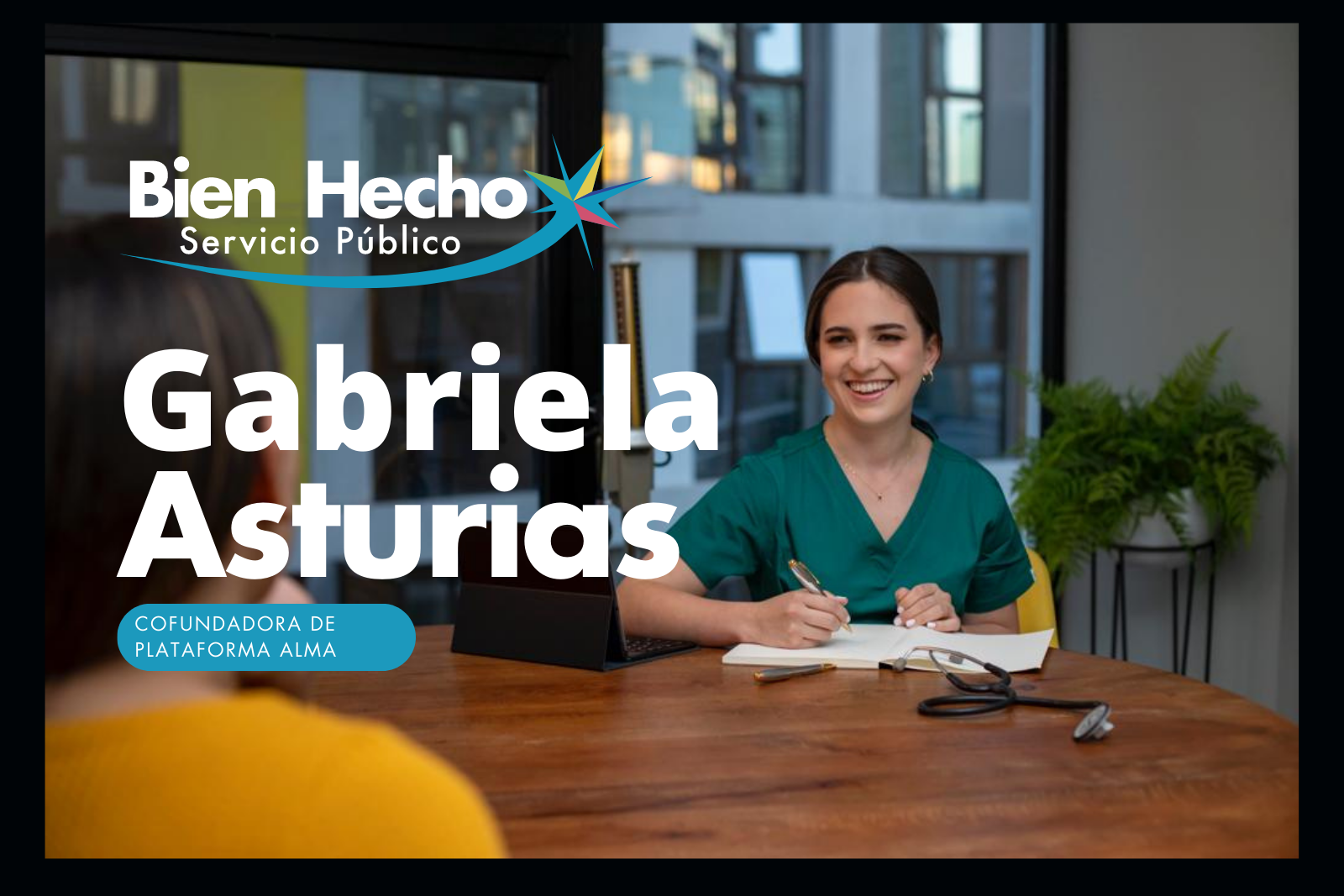Gabriela Asturias es doctora especializada en salud mental y fue incluida en la lista Forbes 30 under 30.