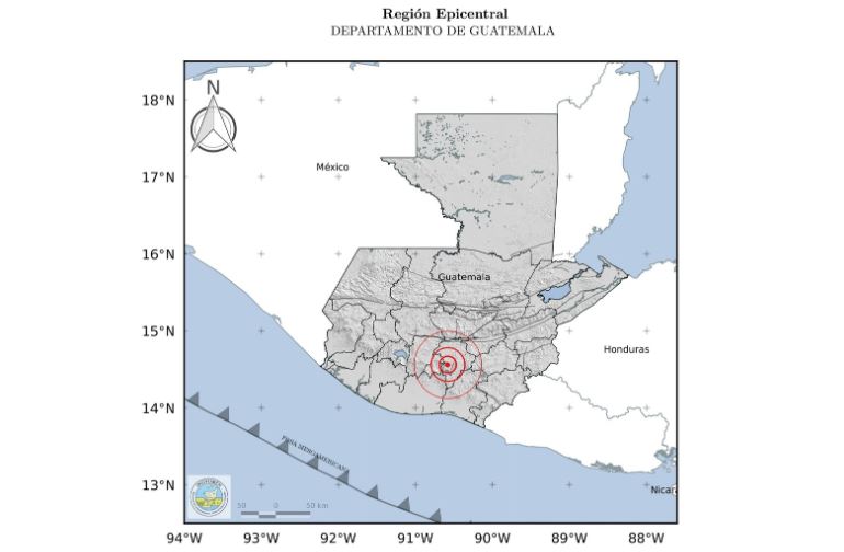 Varios temblores se han registrado el 15 de diciembre en Guatemala, la mayoría en la capital. (Foto Prensa Libre: Insivumeh)