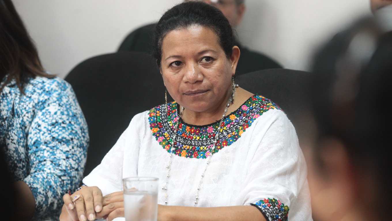 La exgobernadora de Alta Verapaz, Estela Ventura, fue sentenciada a una pena de 5 años después de estar en el cargo por corto tiempo. (Foto Prensa Libre: Álvaro Interiano)
