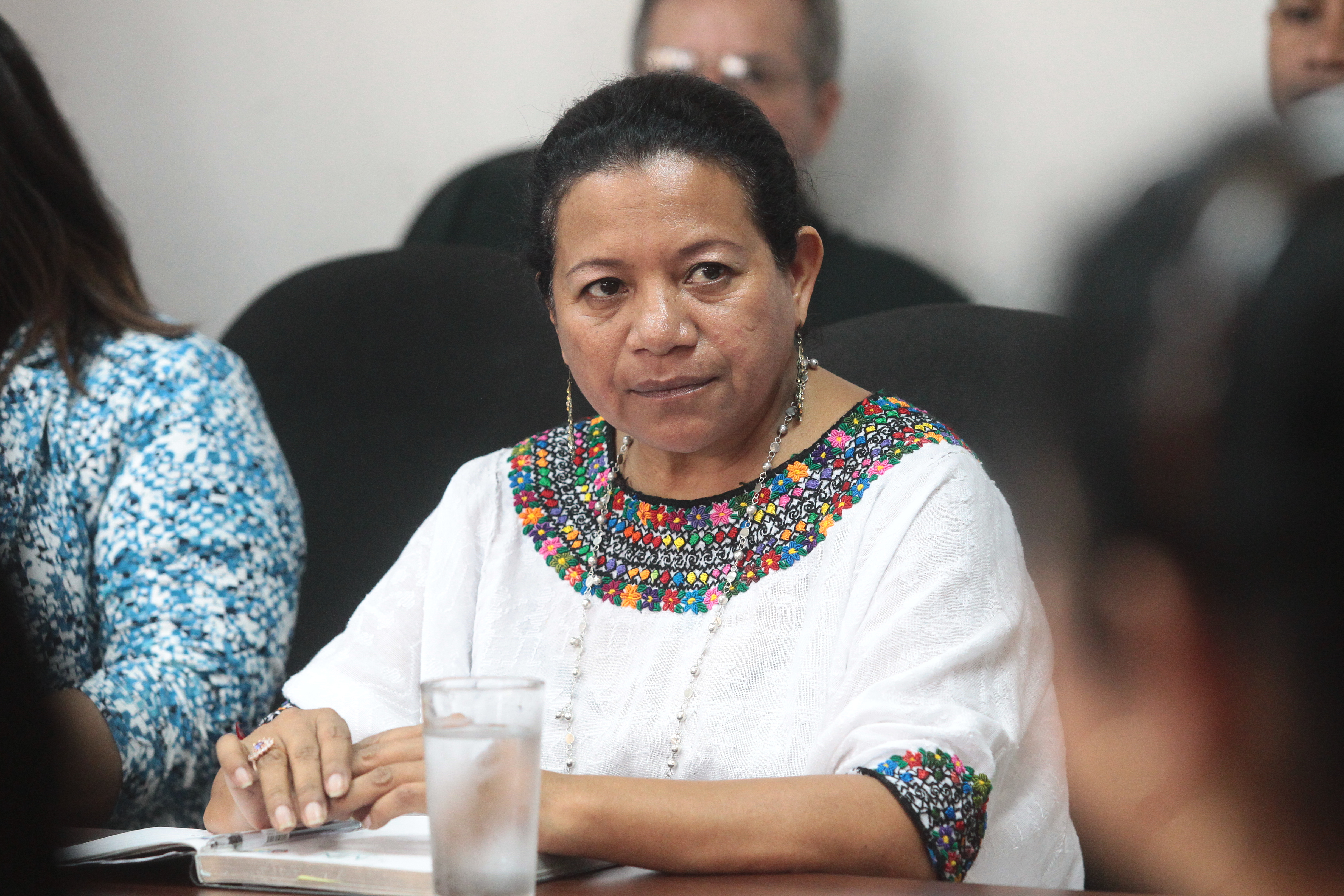 La exgobernadora de Alta Verapaz, Estela Ventura, fue sentenciada a una pena de 5 años después de estar en el cargo por corto tiempo. (Foto Prensa Libre: Álvaro Interiano)